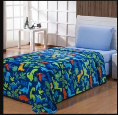Manta Cobertor Flannel Solteiro Infantil Andreza Estampada Antialérgica Extra Macia