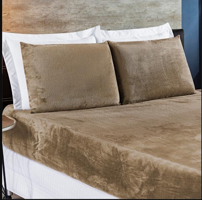 Jogo de Lençol Cama De Plush Solteiro 2 Peças Soft Toque Macio Flannel PROMOÇÃO