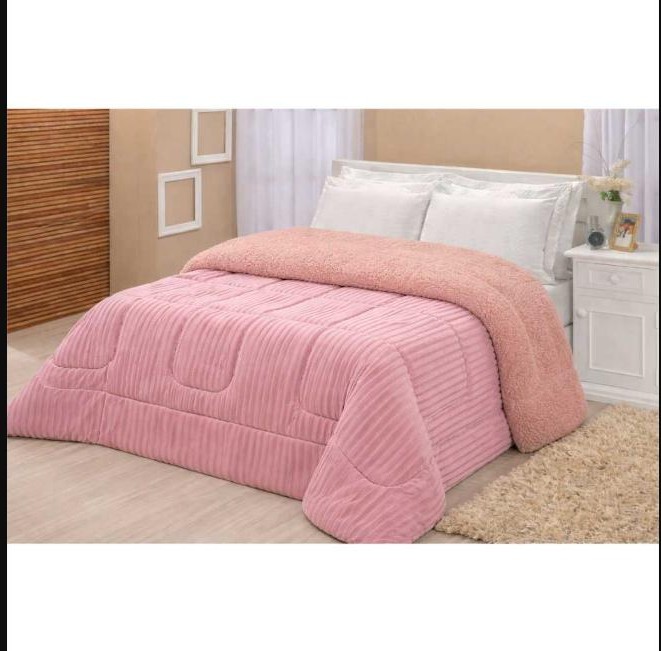 Coberdrom Soft Edredom Pele De Carneiro King Sizes Gigante 2,80m x 2,40m