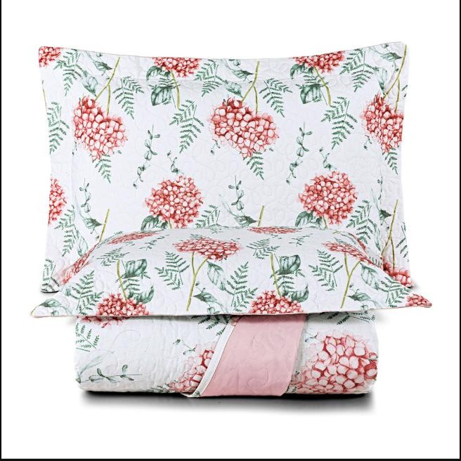 Cobre Leito Colcha Cotton Celect Casal Padrão 3 Peças 200 Fios Percale Dupla Face