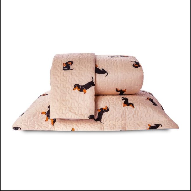Cobre Leito SOLTEIRO | CASAL PADRÃO e QUEEN Estampado 180 Fios Basic + Porta Travesseiro