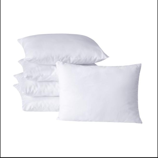 Travesseiro Percal Antialérgico Fibra 100% Silicone Bebê Berço 30 x 40 Macio Hipoalergênico Branco