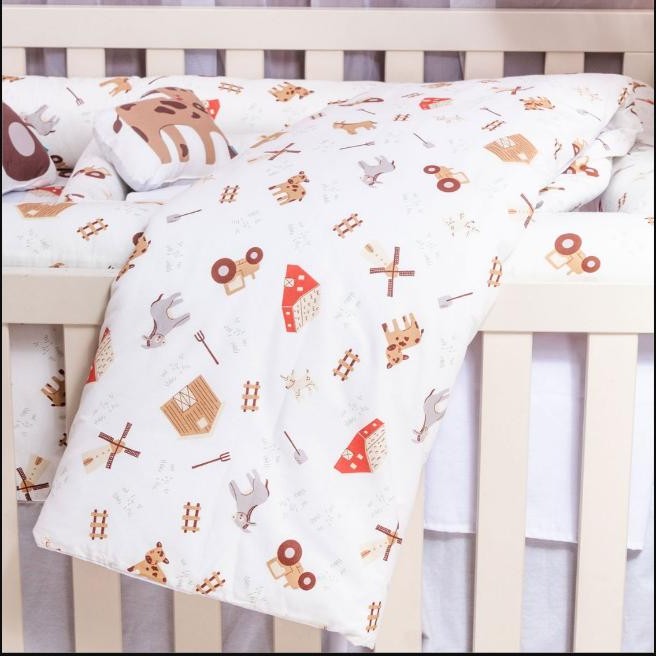 Capa Duvet Para Edredom Mini Cama e Berço Percal 200 Fios Estampado - 100% Algodão