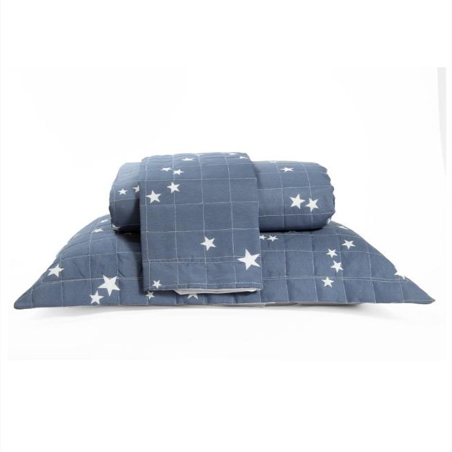 Kit Cobre leito/Colcha Casal Queen Cama 3 Peças 150 Fios - Essencialle
