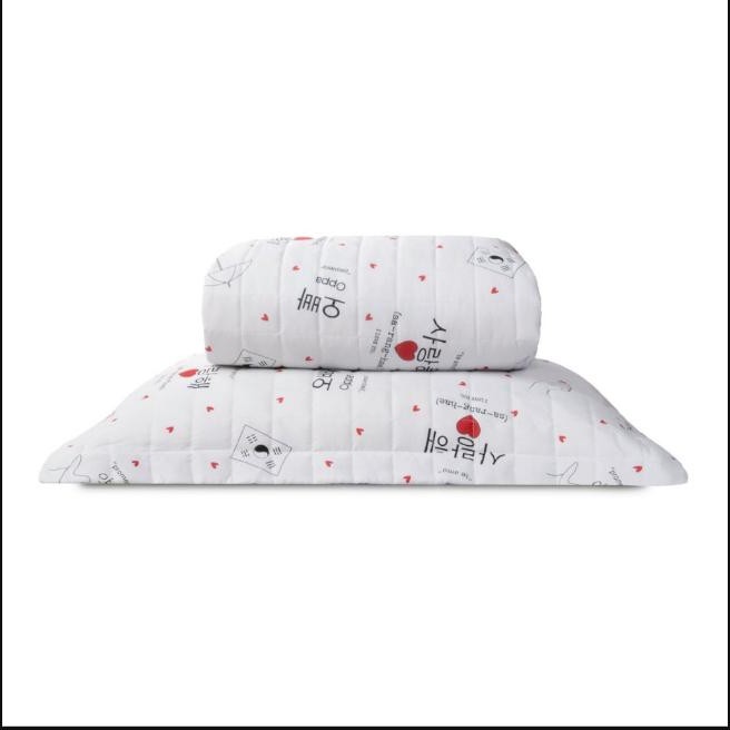Kit Cobre Leito/Colcha Solteiro 02 Peças Dupla Face - 150 Fios Algodão - Essencialle