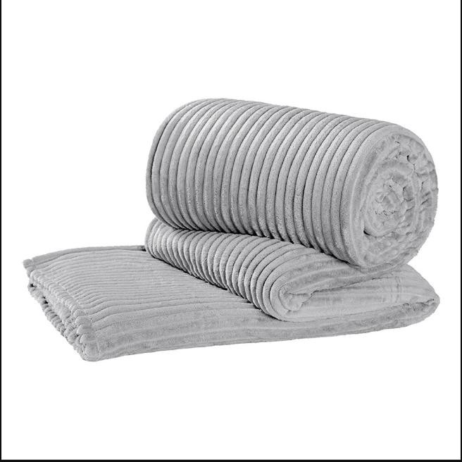 Manta Cobertor Velvet Bariloche Queen 2,40m X 2,20m Flannel Jacquard