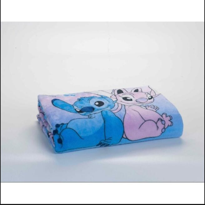 Manta Cobertor Solteiro STITCH Disney Infantil Extra Macia Antialérgica 200g