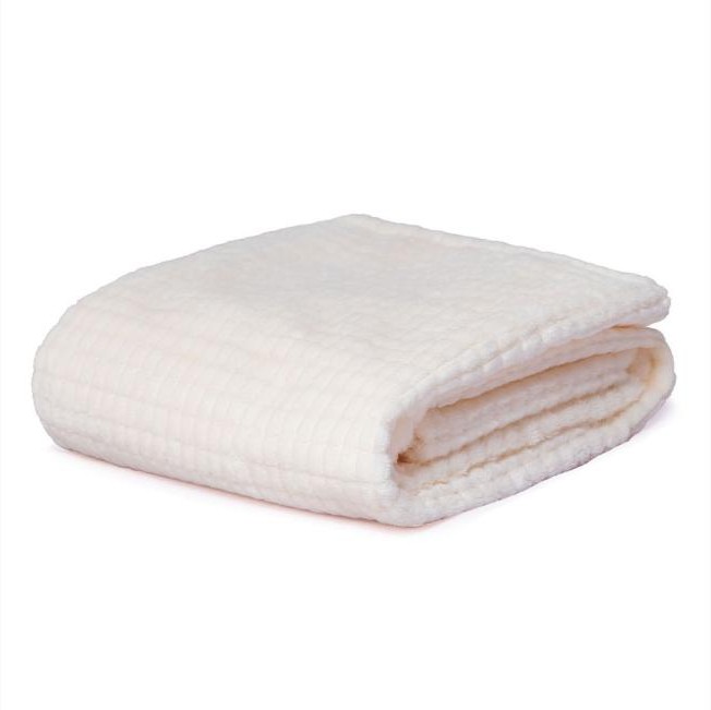 Cobertor Para Bebê 280gr m² Hipoalergênica Aveludada Com Relevos - Manta Flannel Soft Touch Jacquard