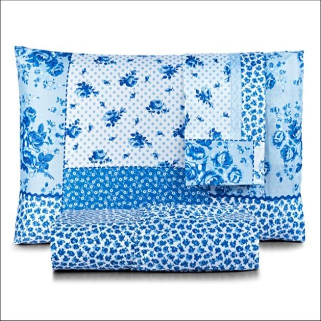 Jogo De Cama Bouti Casal Box 03 Peças Patchwork Rose